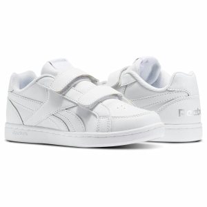 Reebok Royal Prime ALT Turnschuhe Kinder - Weiß/Silber - DE 278-YCL